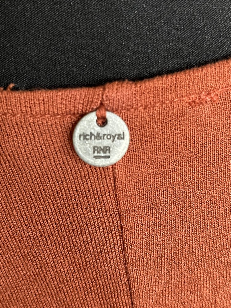 Rich & Royal Viskose Kleid Gr.M in Rostbraun luftig und leicht