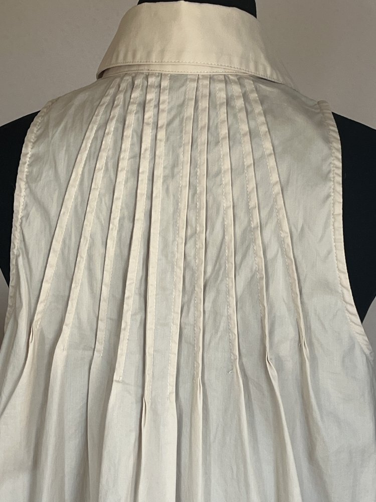 Patrizia Pepe Sera Vokuhila Tunkia Bluse Gr.S / ital. Gr.42 Creme