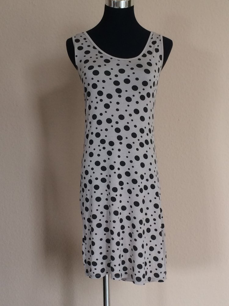 H&M Strandkleid, Tanktop Kleid, Sommerkleid, Tanktop Kleid Hängerchen gepunktet