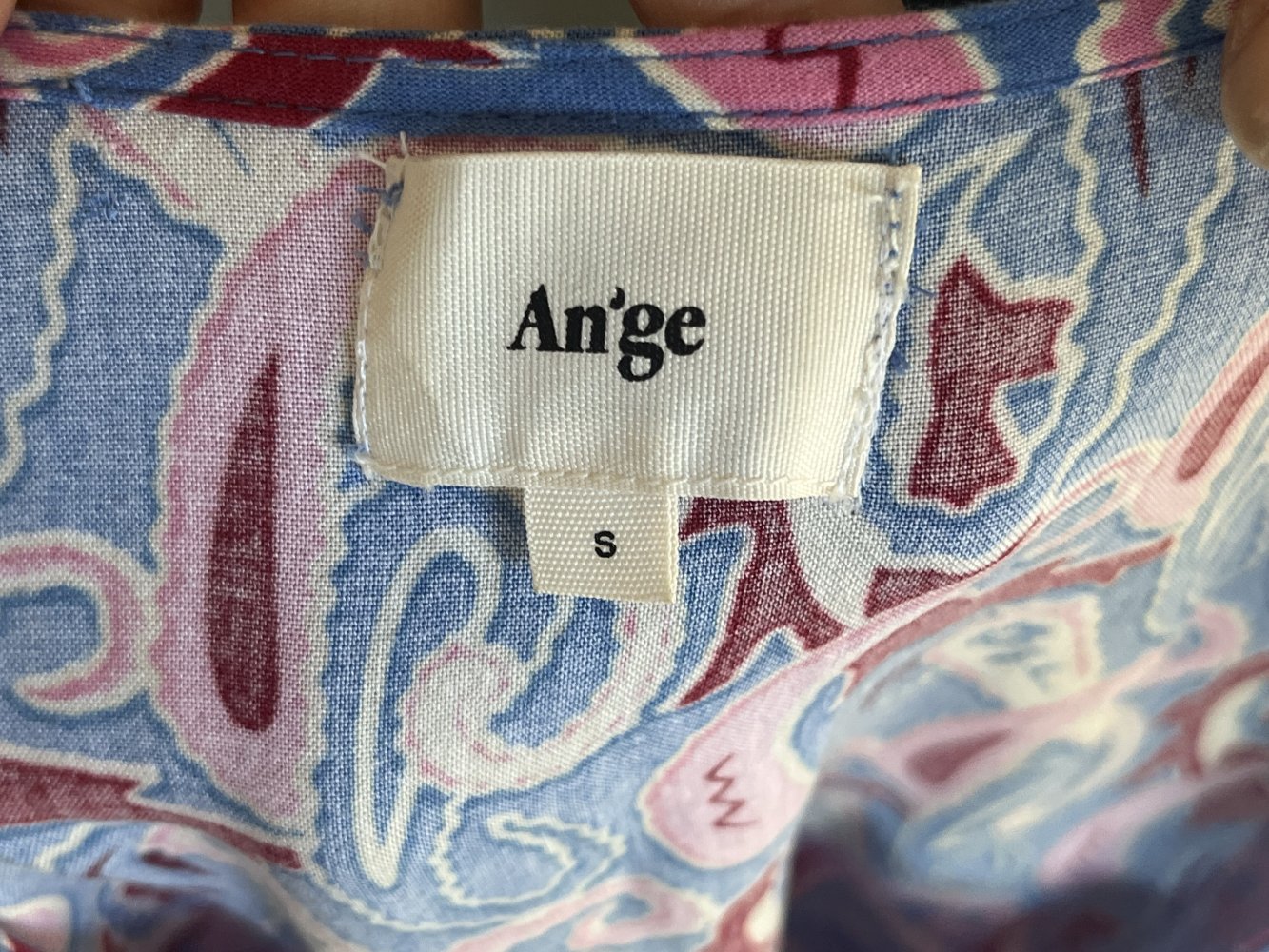 An´ge Sommer Maxikleid mittig gerafft Gr.S mit Flatterärmeln