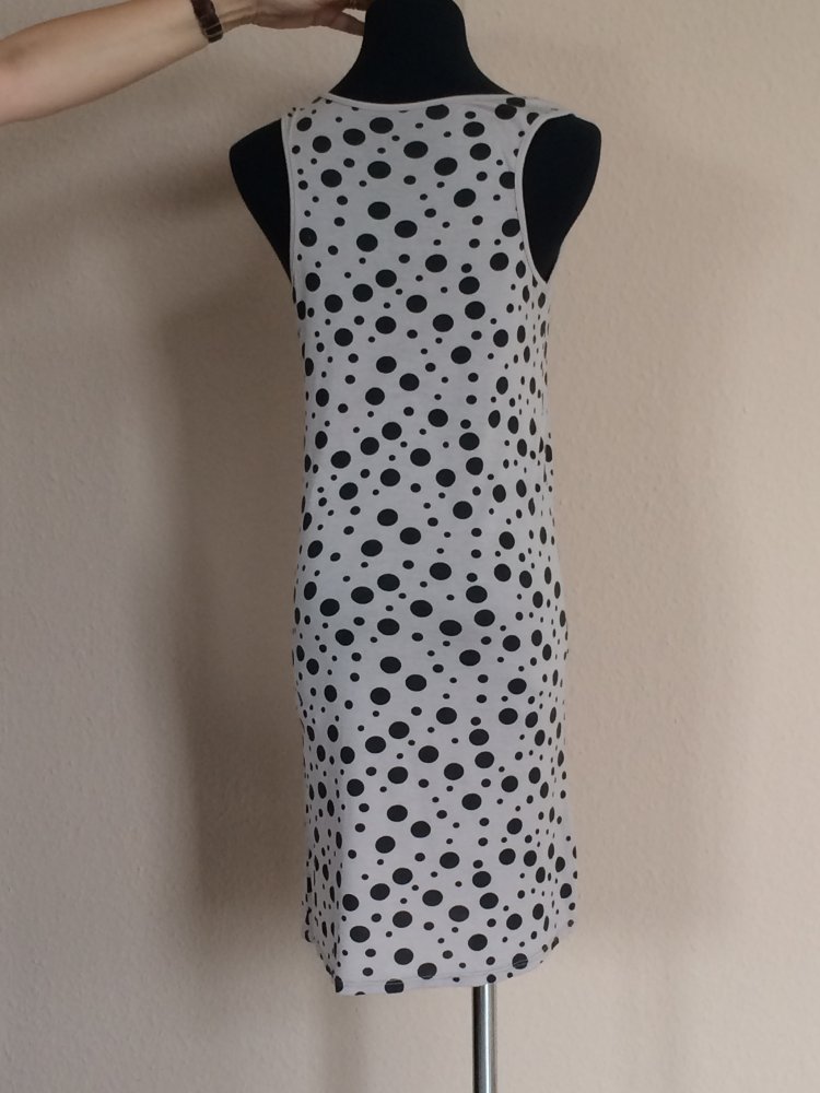 H&M Strandkleid, Tanktop Kleid, Sommerkleid, Tanktop Kleid Hängerchen gepunktet