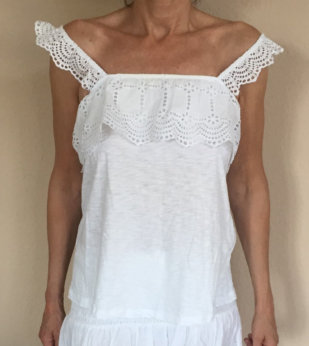 H&M Hippie Sommer Blusen Gr.S mit Loch Stickereien kaum getragen