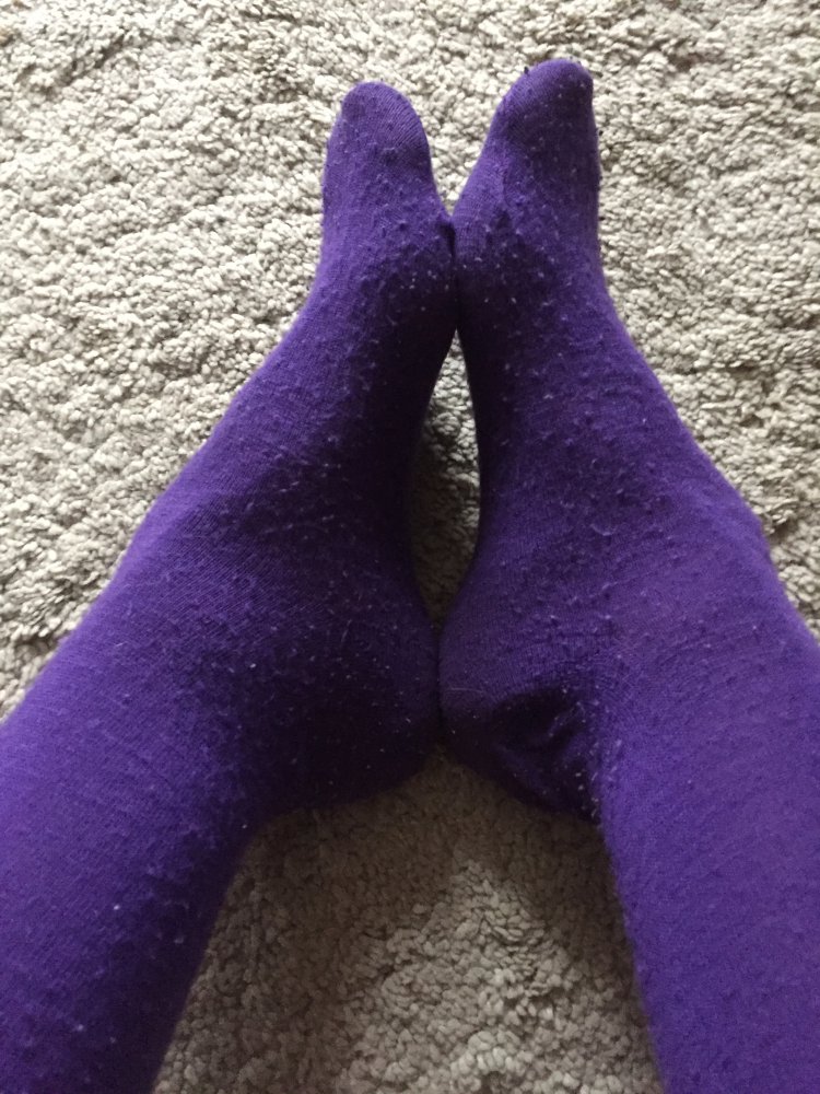 Calzedonia Woll Strumpfhosen Gr.M lila warm und kuschelig