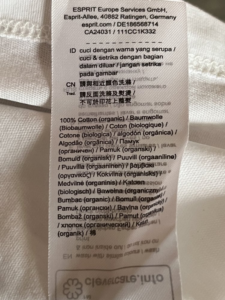 2 EDC by Esprit Sommer Basic T-Shirts Gr.S Pink Weiß Bunt, beide kaum getragen, Zustand wie Neu