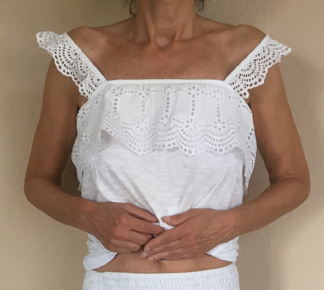 H&M Hippie Sommer Blusen Gr.S mit Loch Stickereien kaum getragen