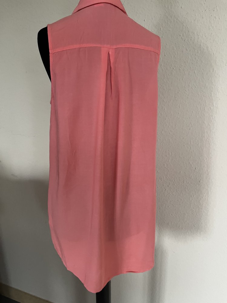 2 ärmellose Blusen von H&M Gr.XS/S Pink/Creme Sommerhi