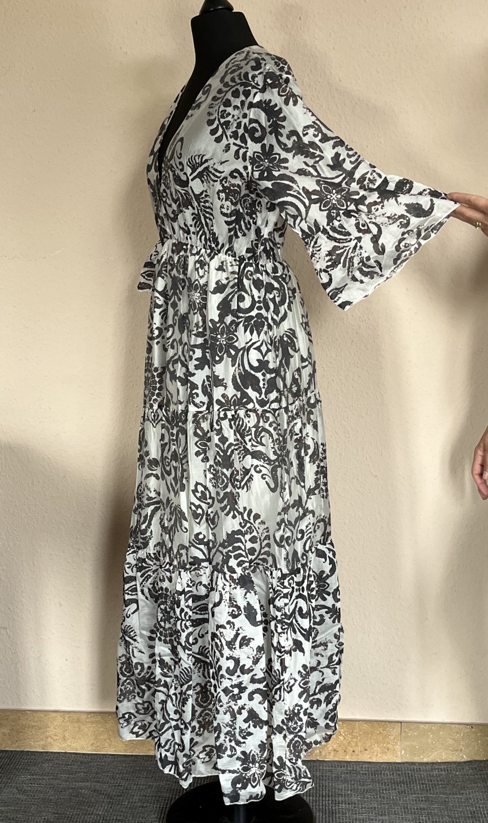 Daystar Milano Blue Royal Maxikleid mit Unterrock Gr.S/M