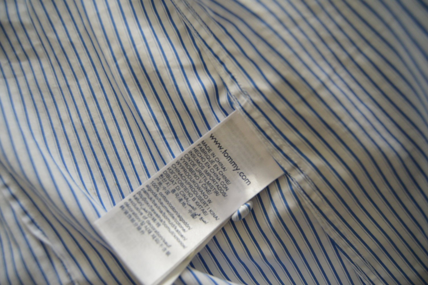 Klassisches Damen Hemd von Tommy Hilfiger gestreift gr.36