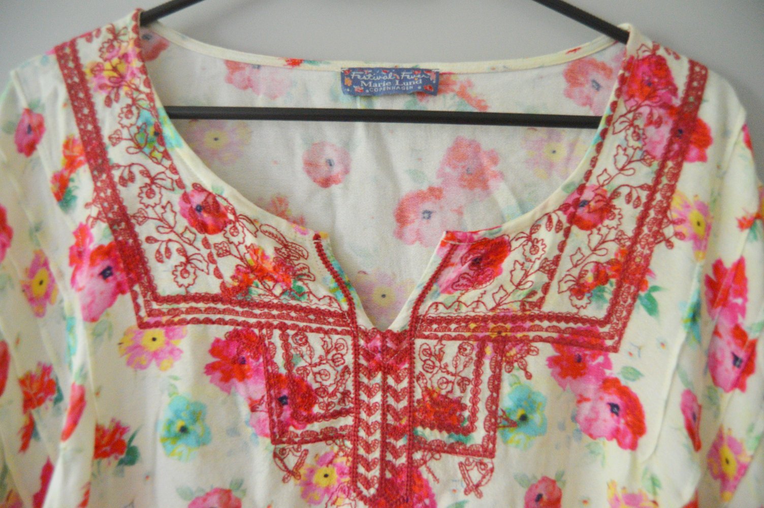 Marie Lund Copenhagen Festival Fever Bluse XXL Coachella