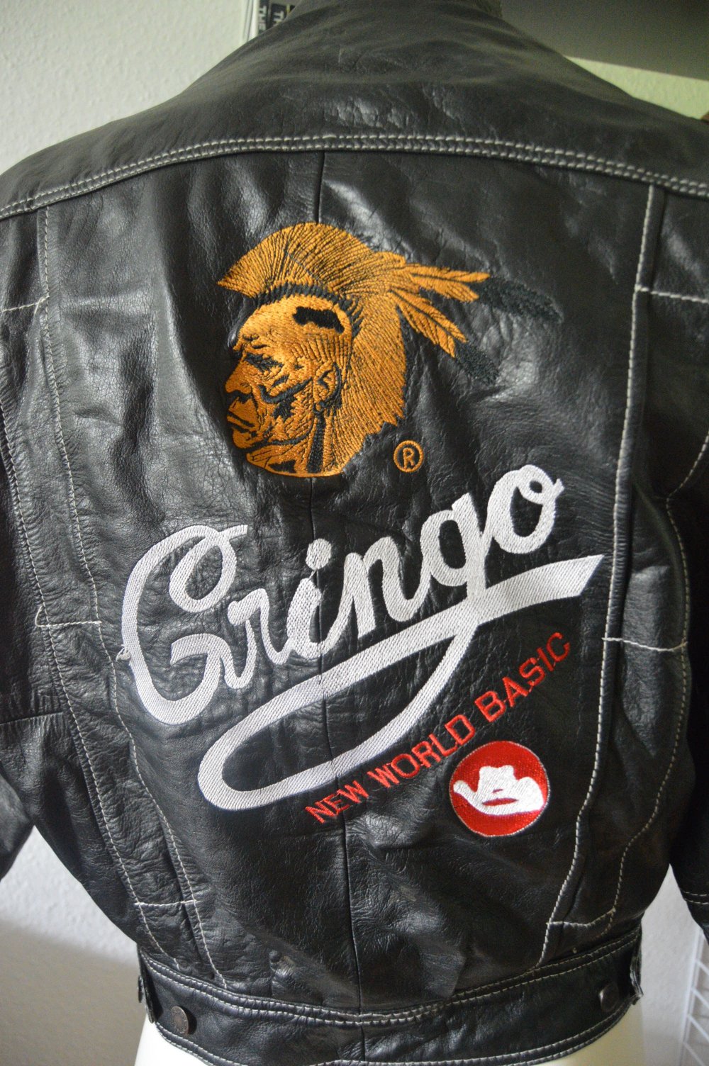 Vintage Lederjacke gr.M von Gringo jacke biker