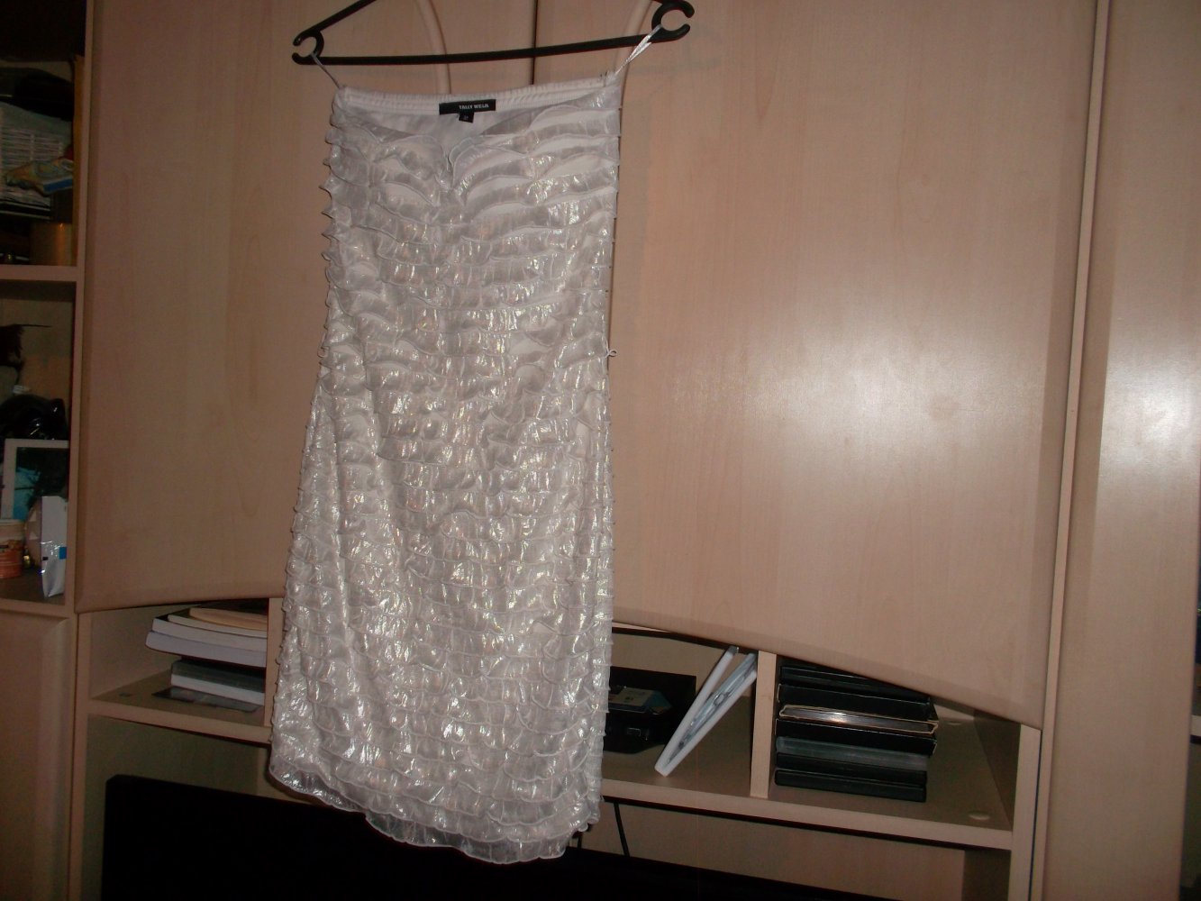 neues weisses kleid,grösse 32