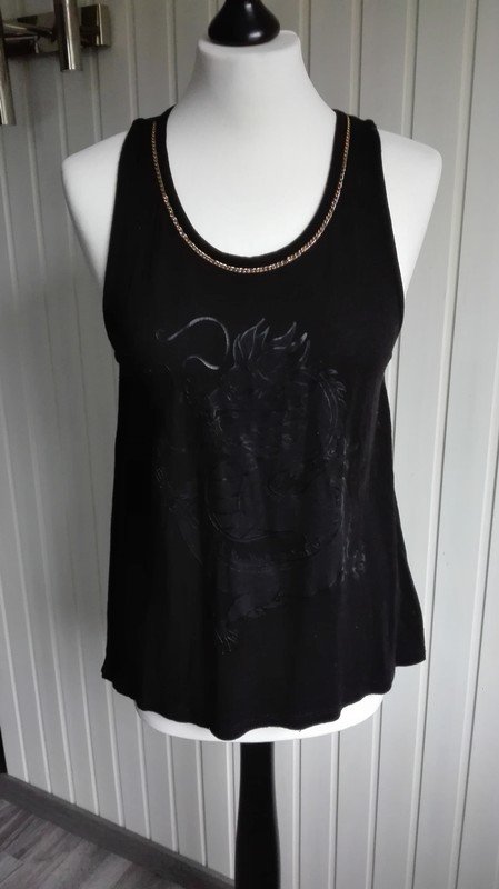 Tanktop mit Drachen-Print