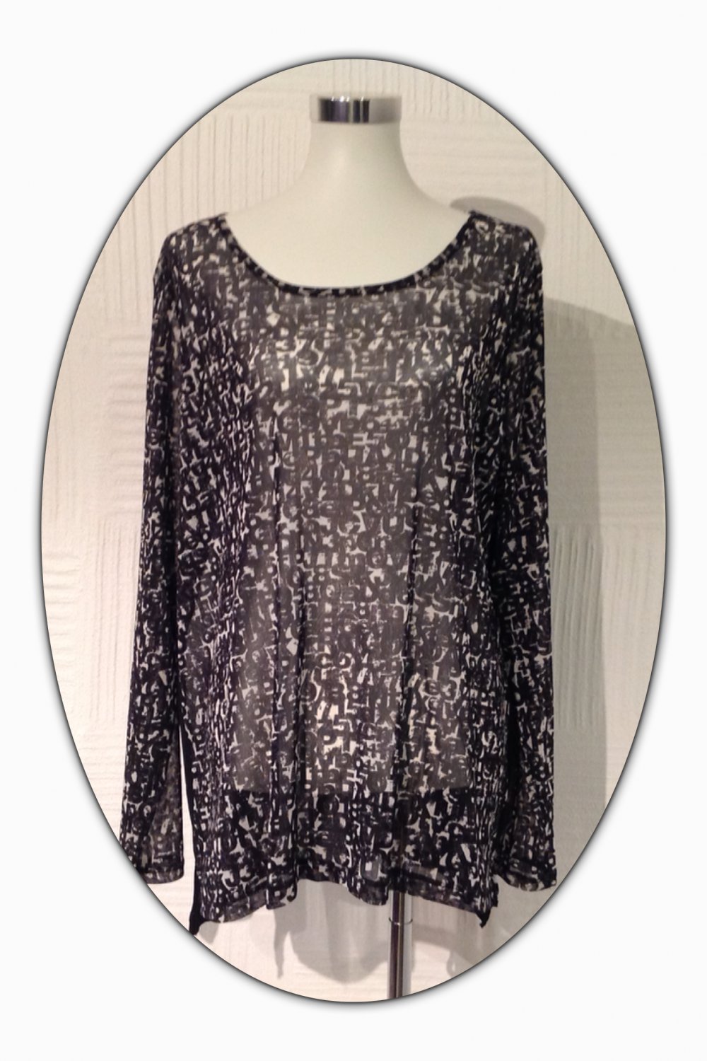 Blusenshirt - Durchsichtig - Bluse - NEU - mit Etikett 