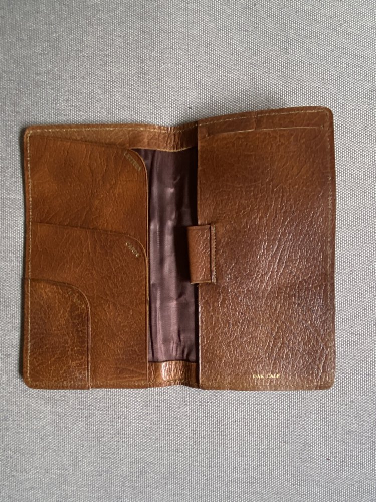 Brieftasche Leder - Vintage
