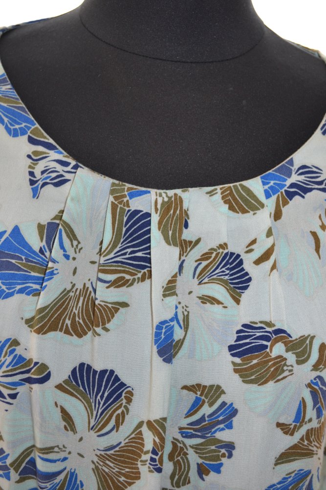Bluse Tunika Oberteil Betty & Co florales Muster 3/4 Arm Gr. 36 