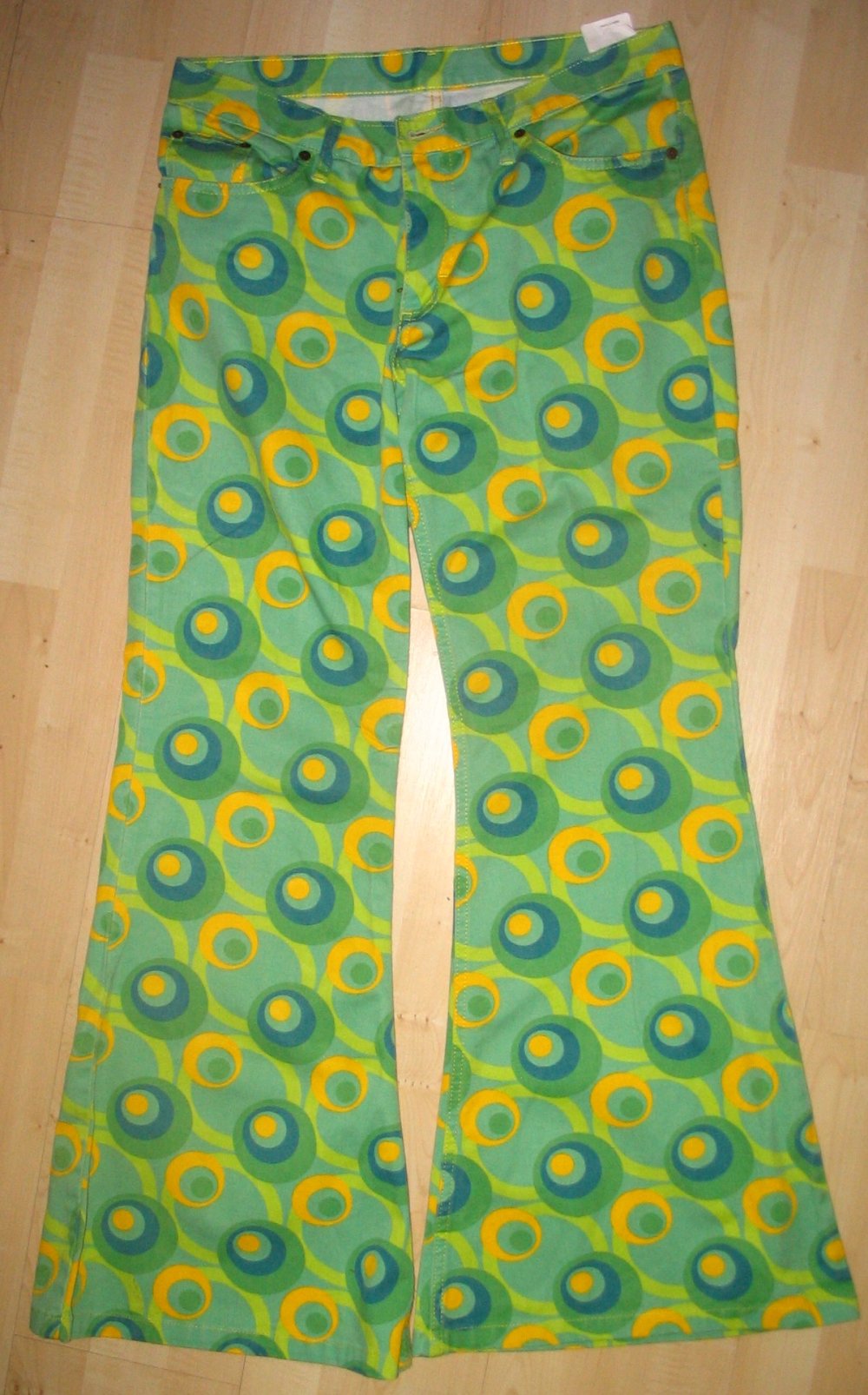 Schlaghose Star Dots mit Retromuster