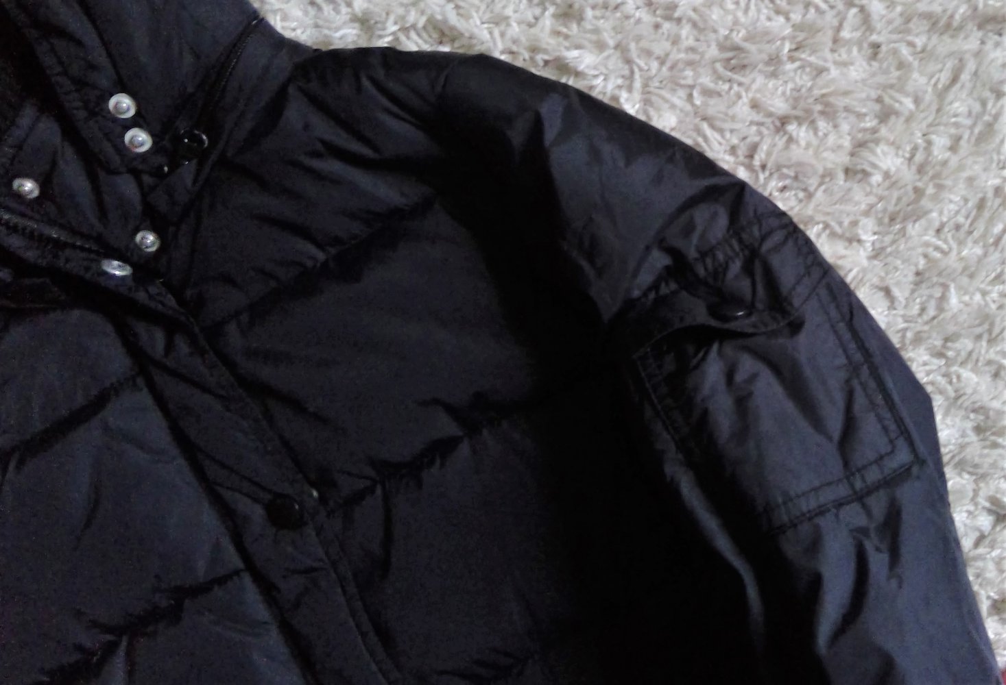 Warme schwarze Jacke von Vero Moda