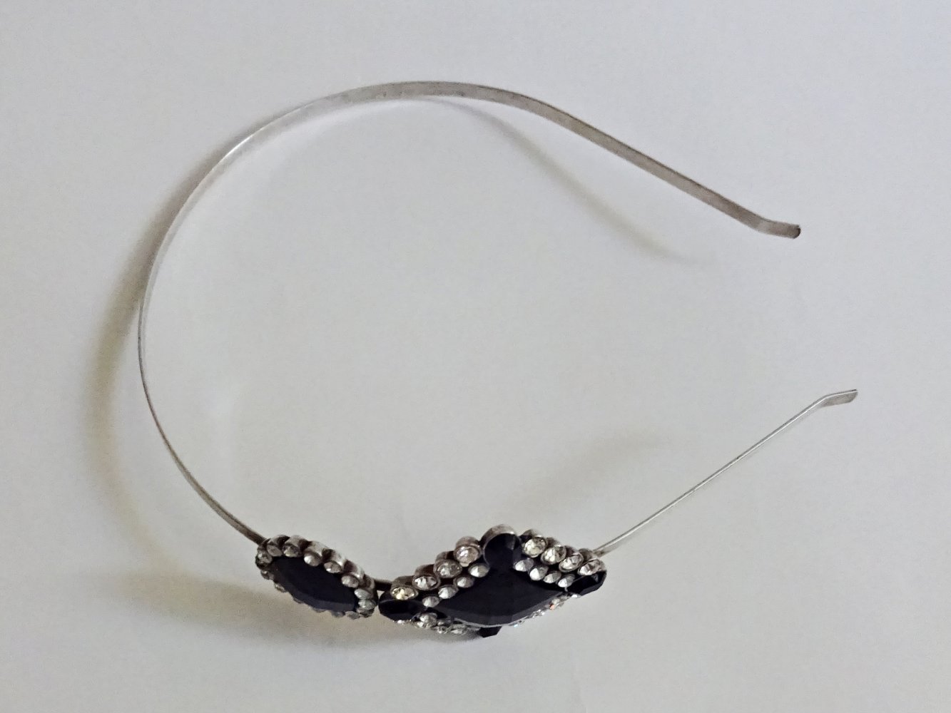 Haarreif mit Glitzersteinen Haarschmuck