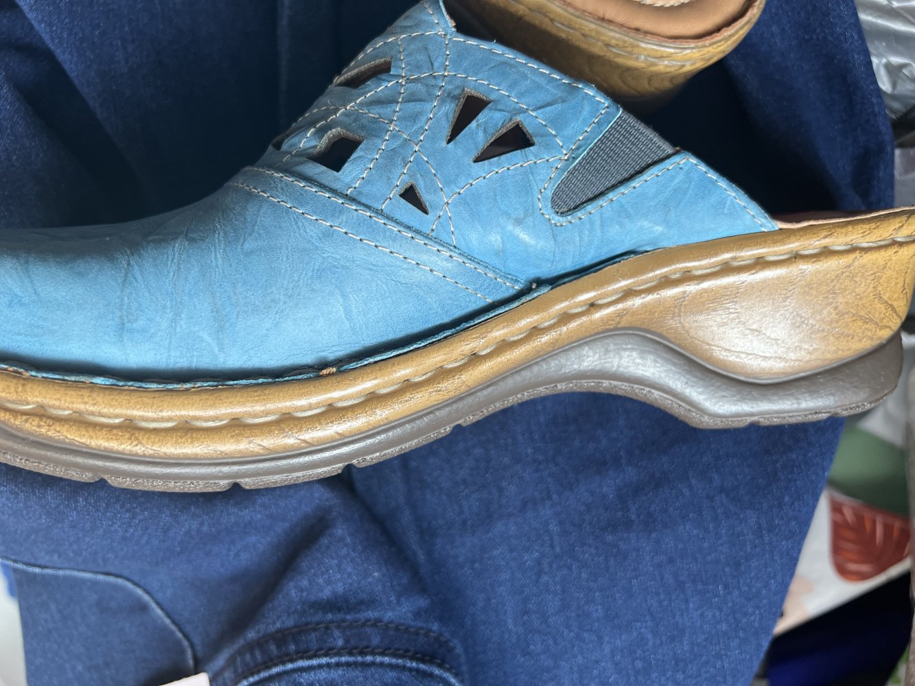 Clogs türkis 
