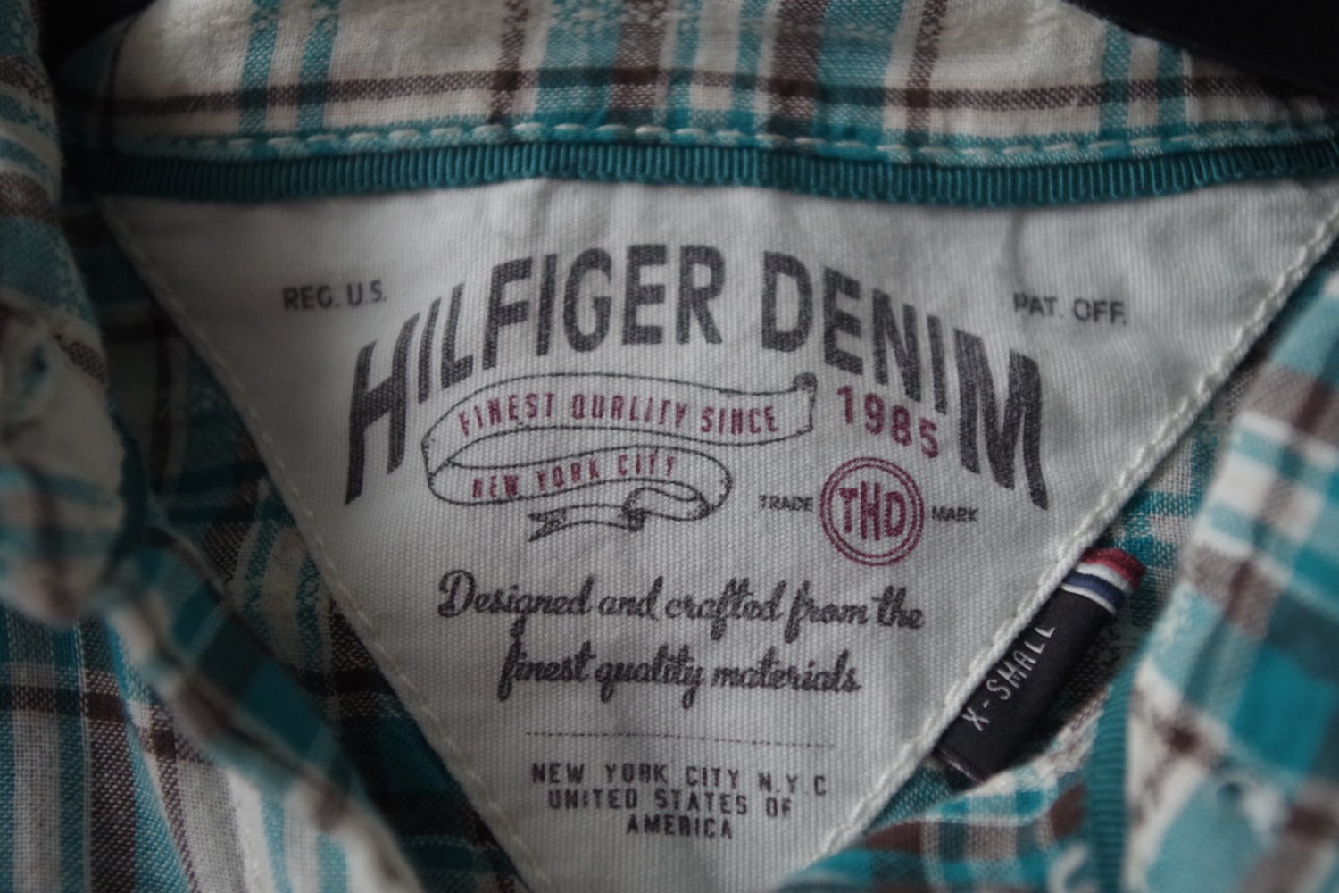 Karierte Hilfiger Denim Bluse, Hemd, XS