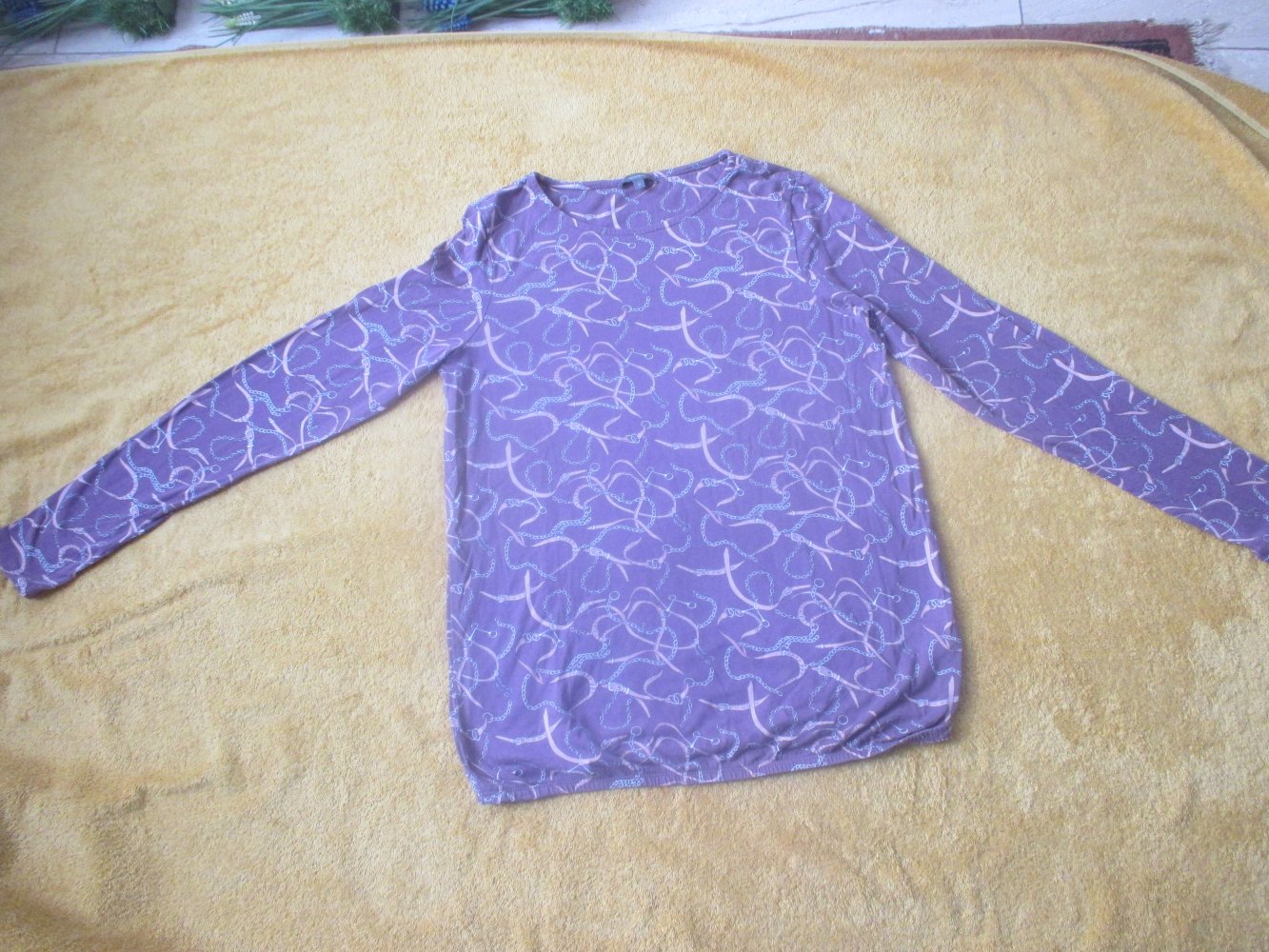 NEUw * Ketten- Print * Longsleeve * Langarm * T- Shirt 