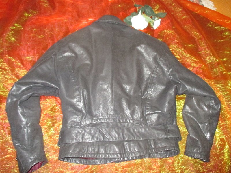 NEUw * Stylisch * Original VINTAGE * Motorrad * Biker * Echt- Leder * Jacke 