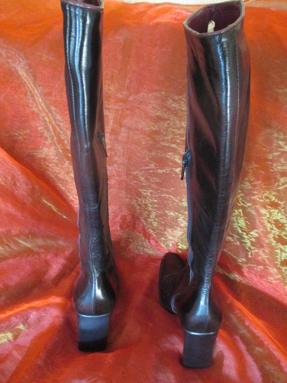 NEU * Echt- Leder * Langschaft * High-Heels * Stiefel * Boots 