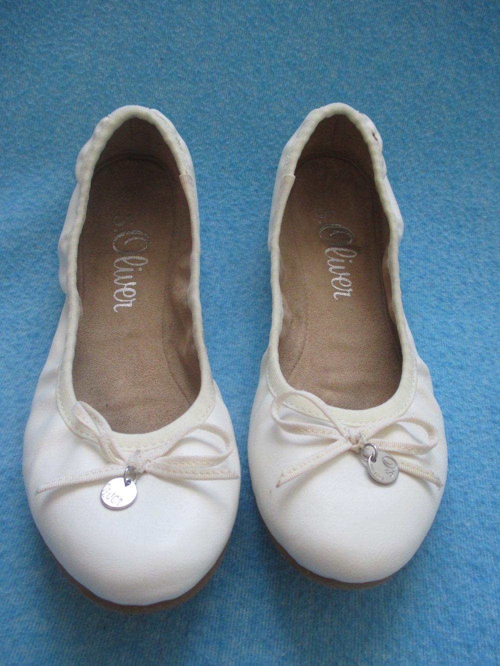  NEU * 50er Jahre * Rockabilly- Style * Leder- Imitat * Schleifen * Ballerinas * Slipper * Schuhe 