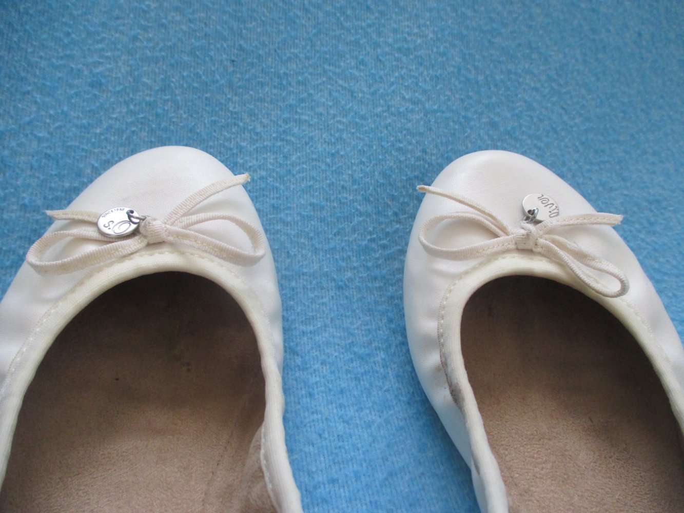  NEU * 50er Jahre * Rockabilly- Style * Leder- Imitat * Schleifen * Ballerinas * Slipper * Schuhe 