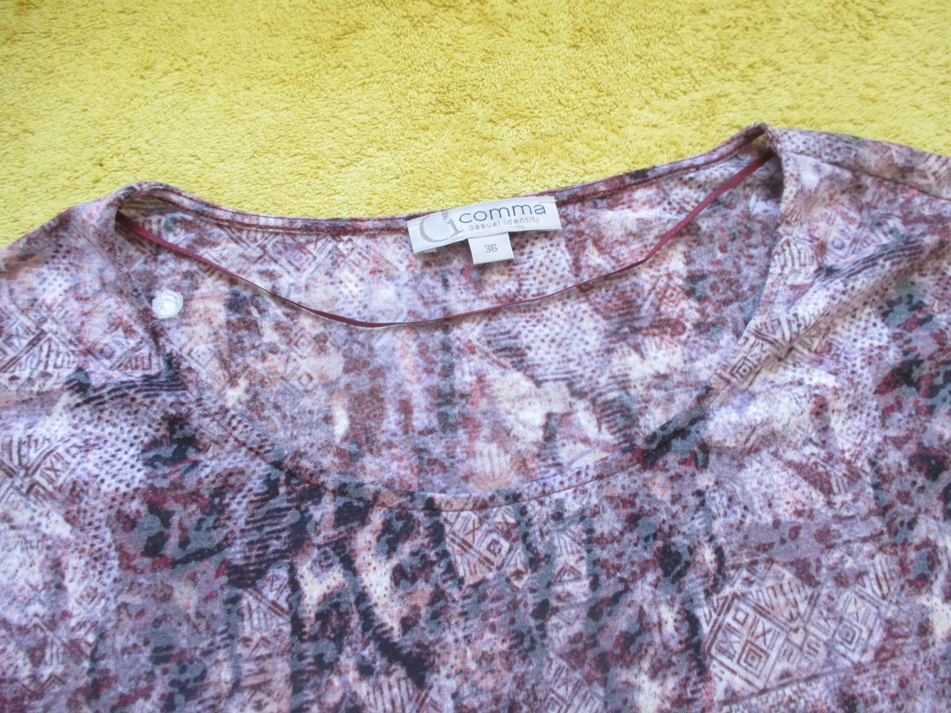 NEUw * Shabby * Grafik * Inka * Snake * Boho * Ethno- Print * Kurzarm * T- Shirt 