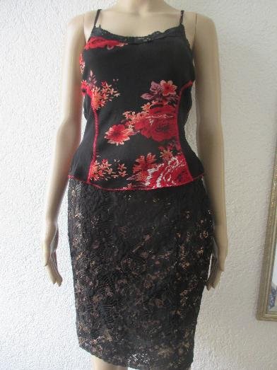  NEU mit ETIKETT * Edel * Lace Spitze * Anlass * Ausgeh * Cocktail- Party * Mini * Rock 