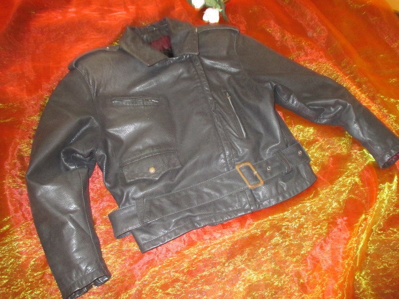 NEUw * Stylisch * Original VINTAGE * Motorrad * Biker * Echt- Leder * Jacke 