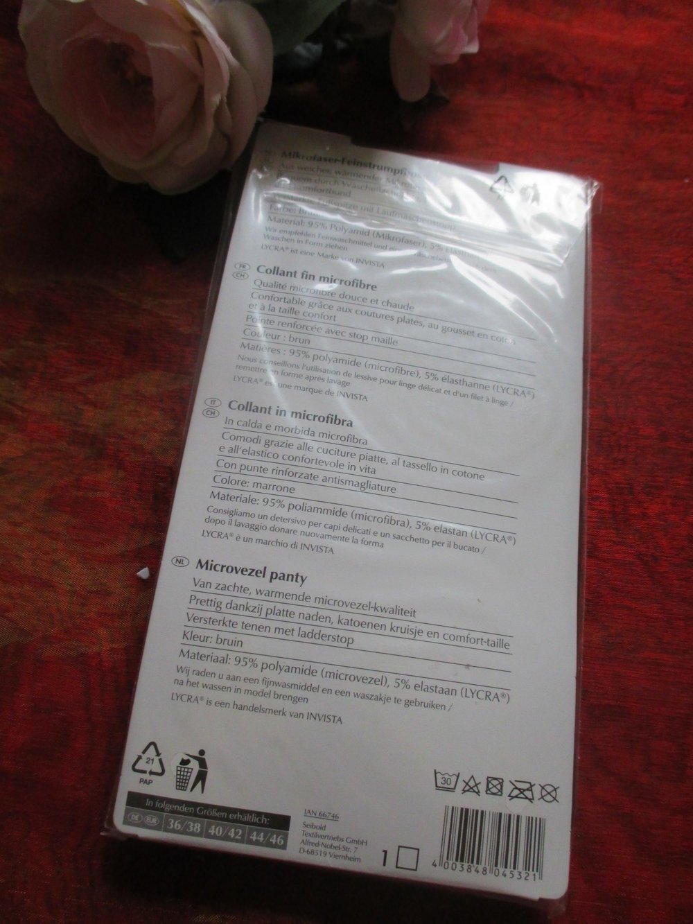  NEU noch ORIGINAL verpackt * Mikrofaser * Feinstrumpfhose * Fein Strumpfhose * Nylon * Strümpfe * Legs * 60 DEN 