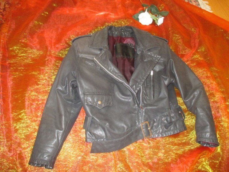 NEUw * Stylisch * Original VINTAGE * Motorrad * Biker * Echt- Leder * Jacke 