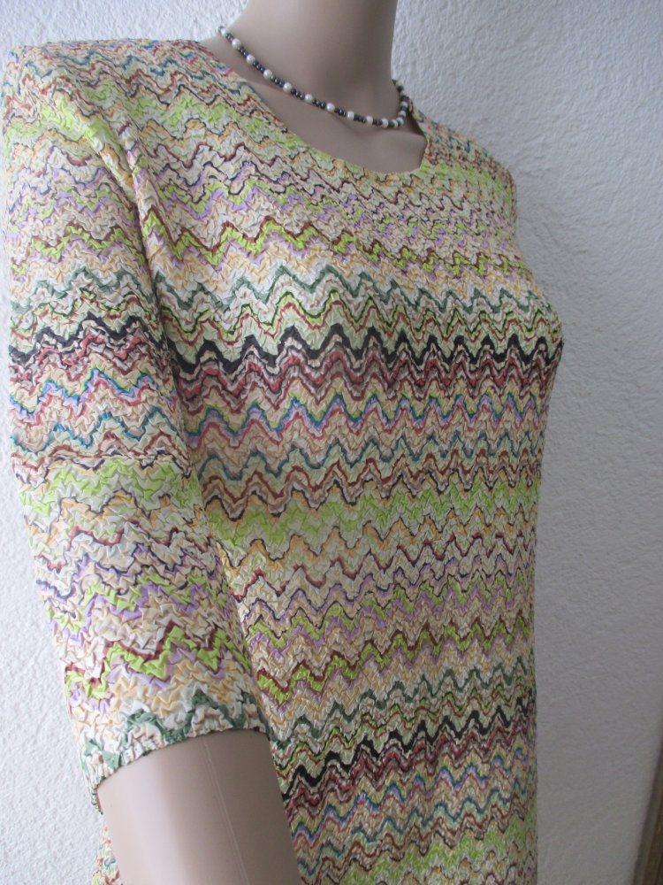 NEU * Edel * stylisch * Missioni- Optik * Strech * Koffer * Etui * Midi- Kleid 