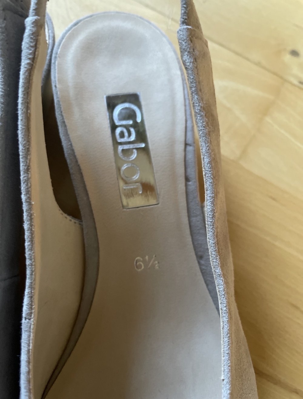 Gabor Velourleder Slingpumps