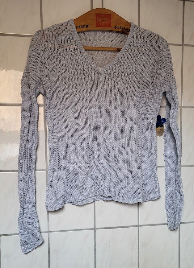 Netzartiger Pulli gr. 40 langarm 