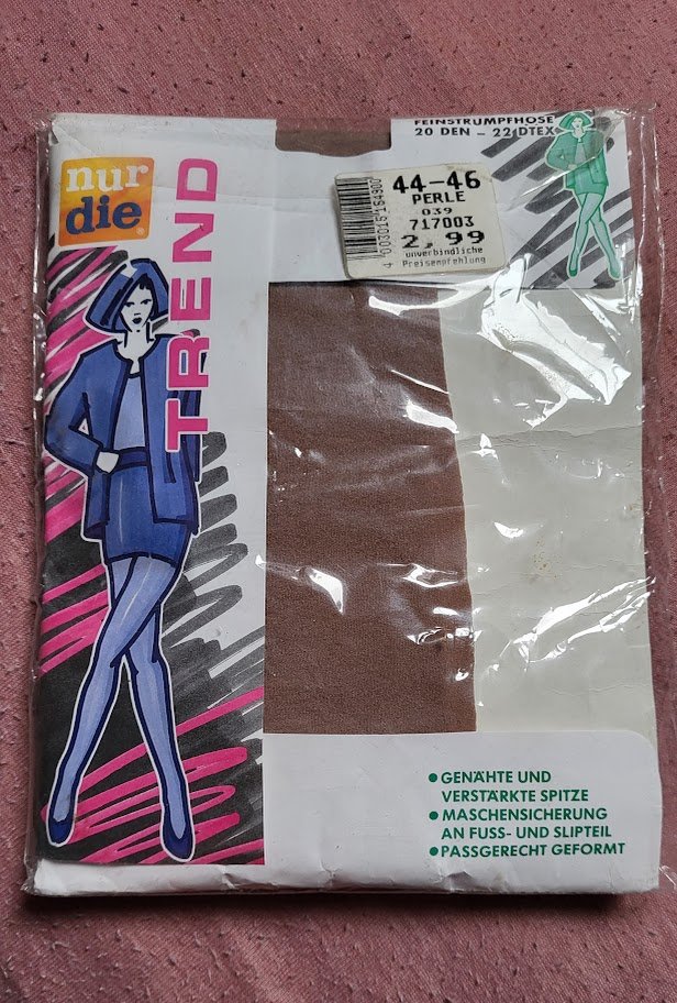 ältere nur die Strumpfhose Trend Neu ovp gr. 44/46 Perle