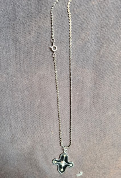 Modeschmuck Kette mit Kreuzanhänger