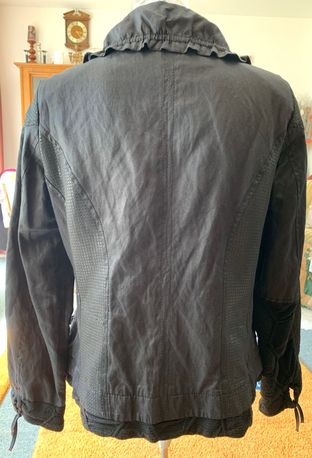 Damen Jacke Blazer Lagenlook Gr.42 in Schwarz/Rot von Biba 