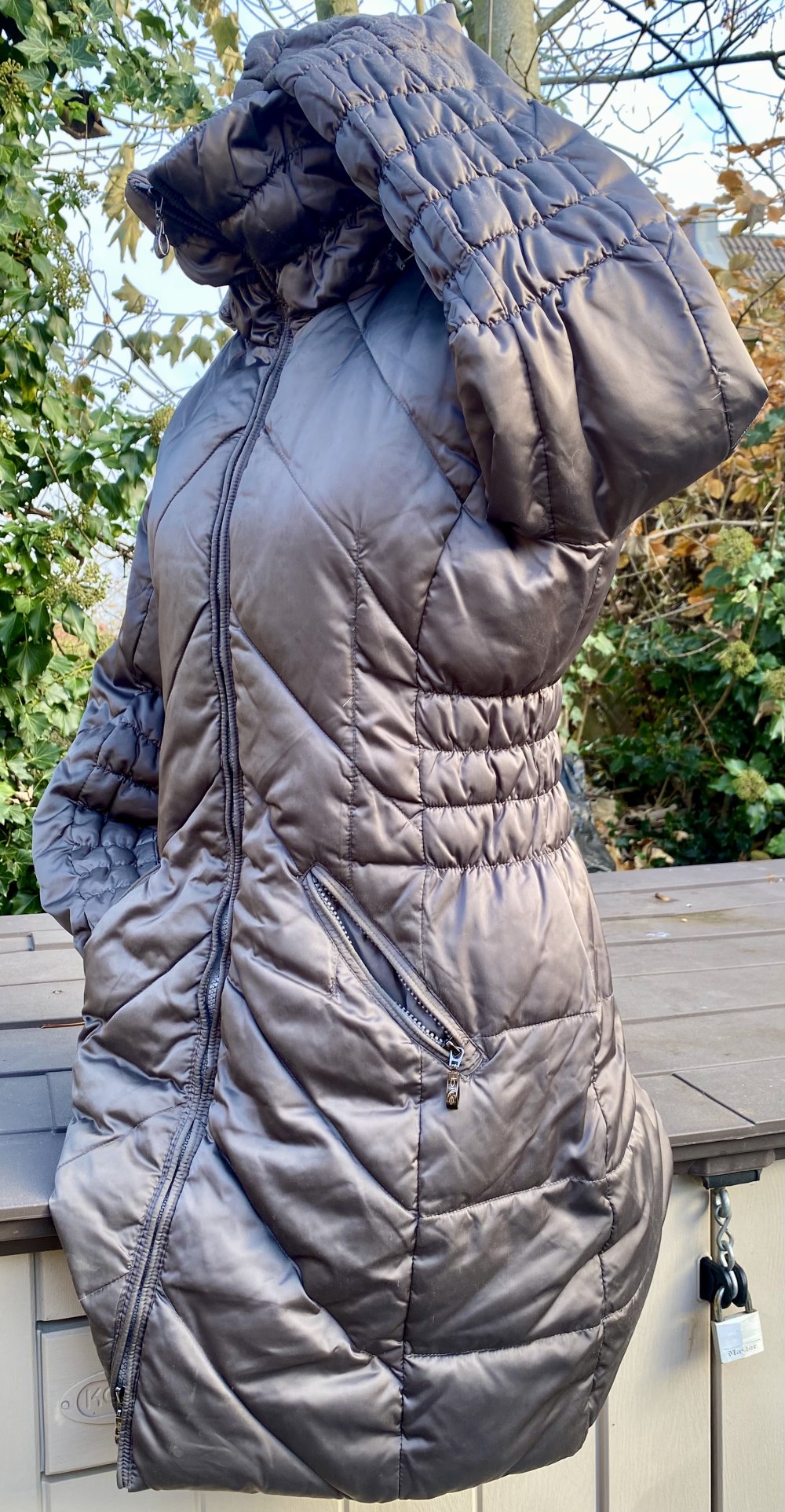 Damen Mantel Winter Stepp Jacke Gr.S Schokobraun von Bill´s 