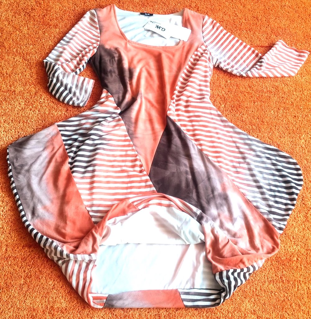 NEU Damen Ballonkleid aus Jersey Gr.36 Bunt gemustert von Gerry Weber P.69,95€