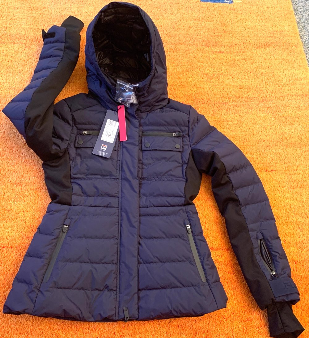 NEU Damen Jacke Winter Steppjacke Gr.S Dunkelblau von FILA P.249,99€