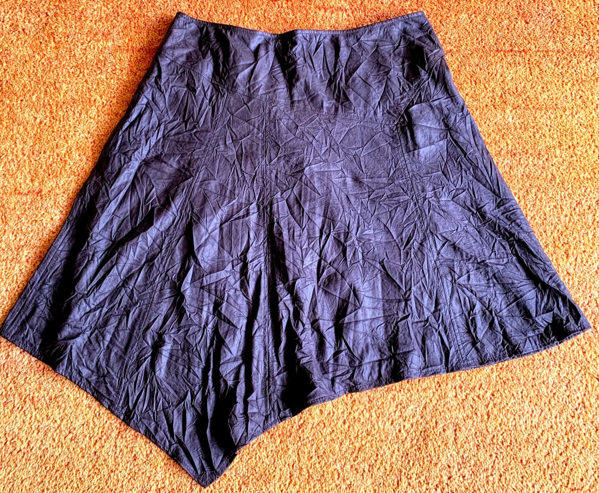 Damen Rock Crash Zipfel Design Gr.40 Braun Miss Etam NW