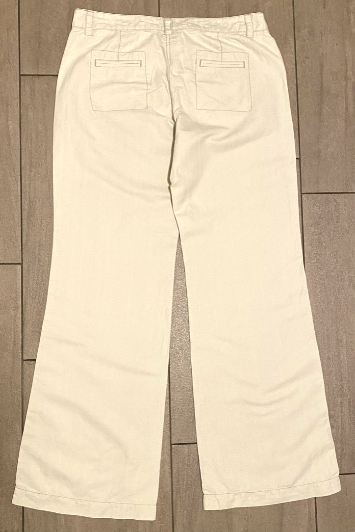 Damen Hose Sommer Leinen Jeans Gr.M in Beige von Mexx NW 