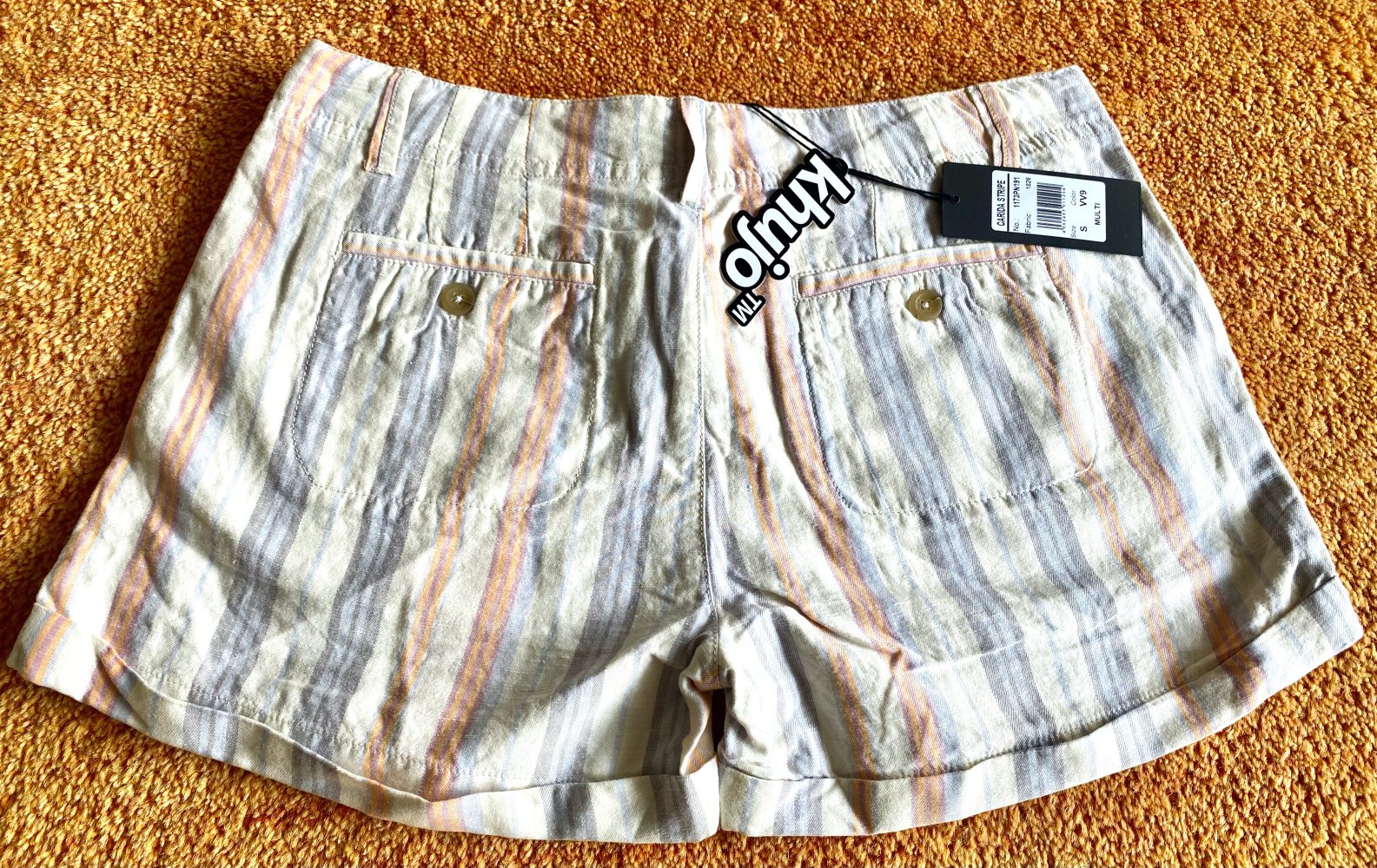 NEU Damen Sommer-Shorts Gr.S Bunt gestreift von Khujo NP 69,95€ 