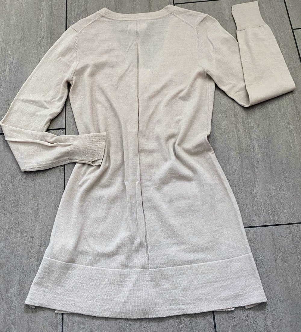 NEU Damen Jacke Strick aus 100% Wolle Gr.S Beige Kapalua P.89,95€ 