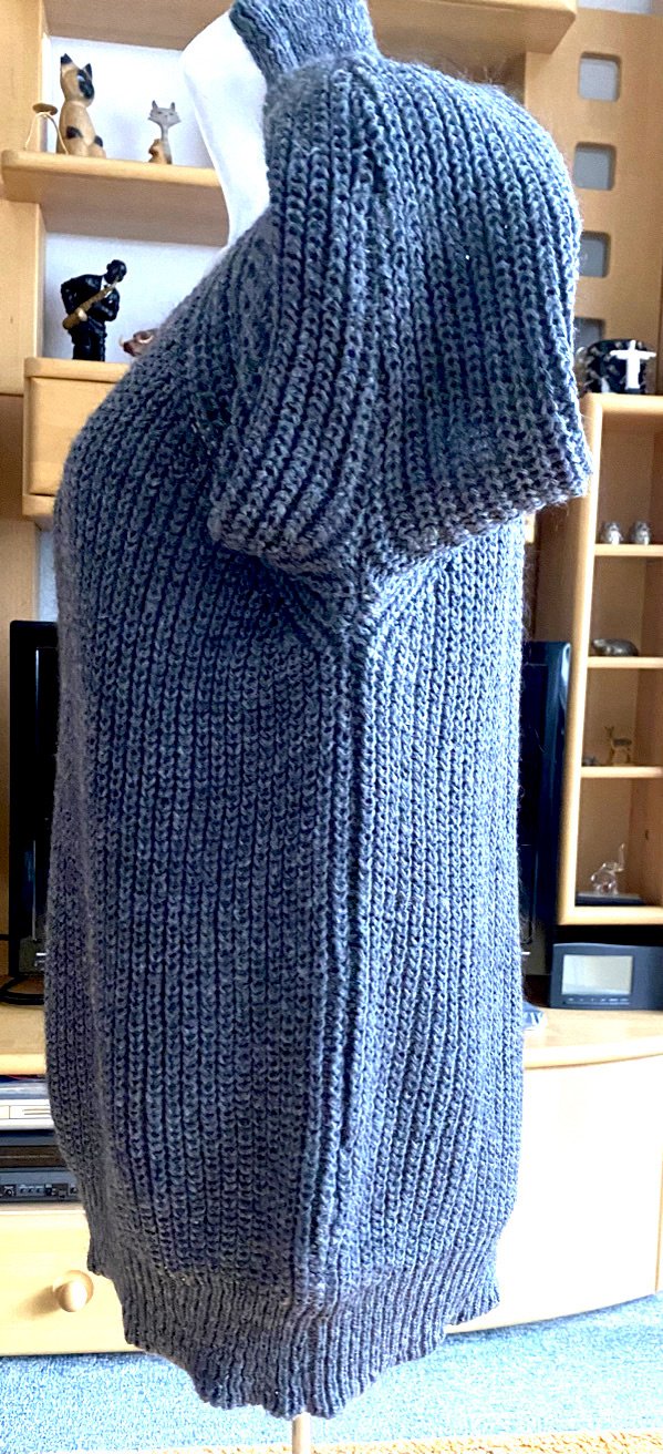 Damen Pullover Mohair Strick Gr.M in Grau Kuschelig & Neuwertig