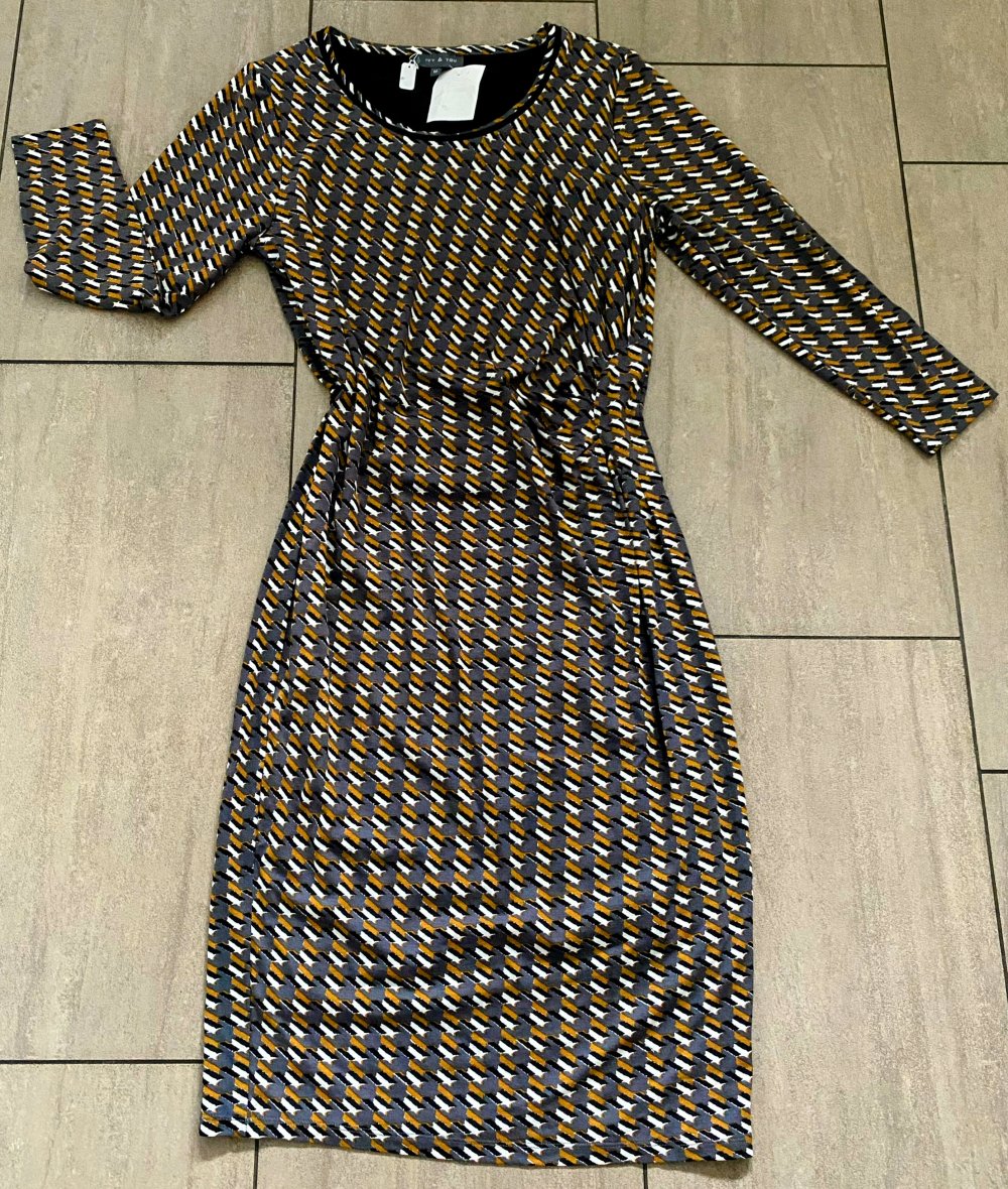 NEU Damen Kleid Jersey Stretch Gr.S Multicolour von Ivy & You P.69,95€ 