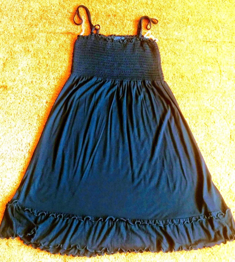 Damen Kleid Sommer Trägerkleid Jersey Gr.XS in Schwarz von Boule 